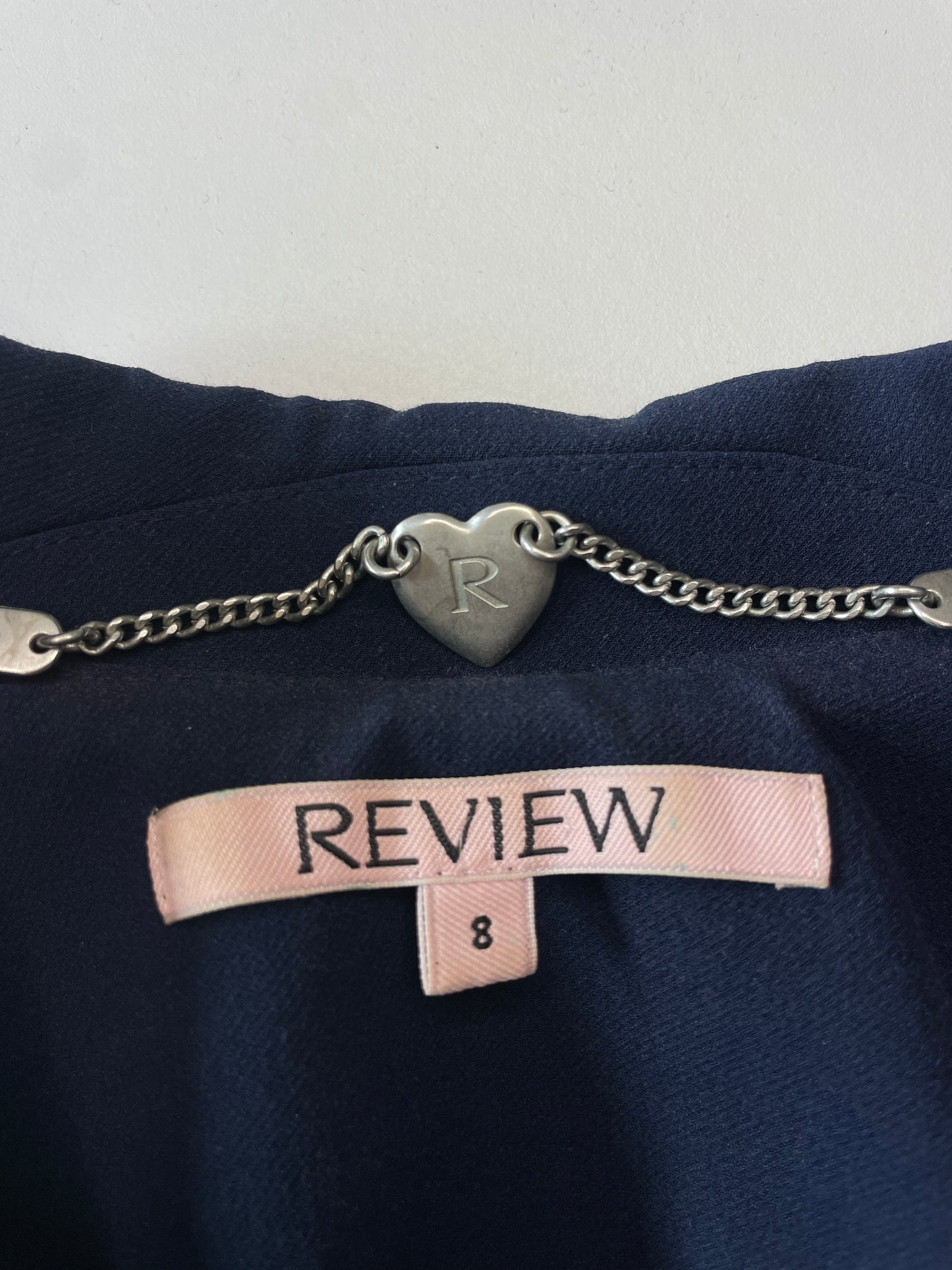 Review | jacket | size 8 | single breasted