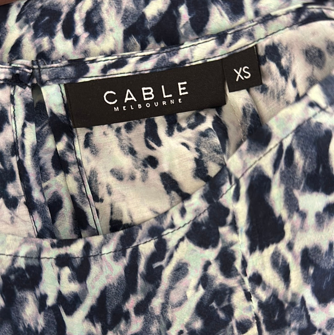 Cable | top | size 8 | short sleeve