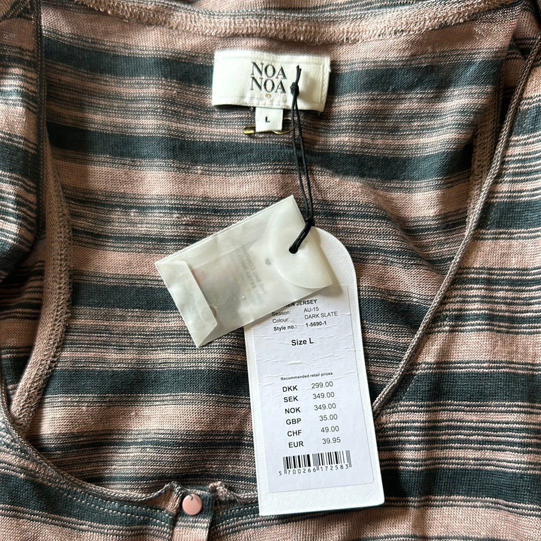 Noa Noa | top | size 14 | sleeveless | 100% linen | new with tags
