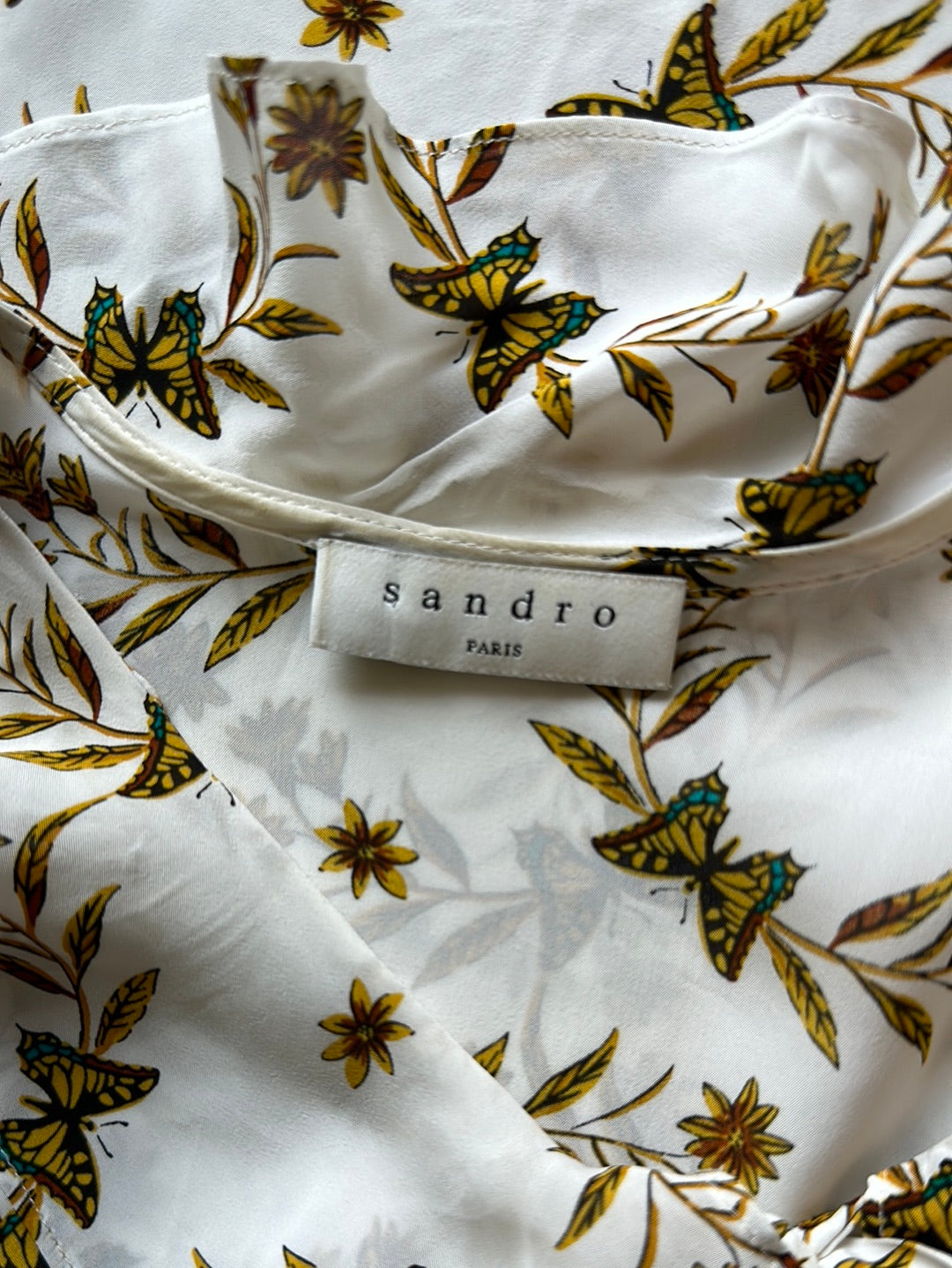 Sandro | Paris | top | size 12 | elbow length sleeve