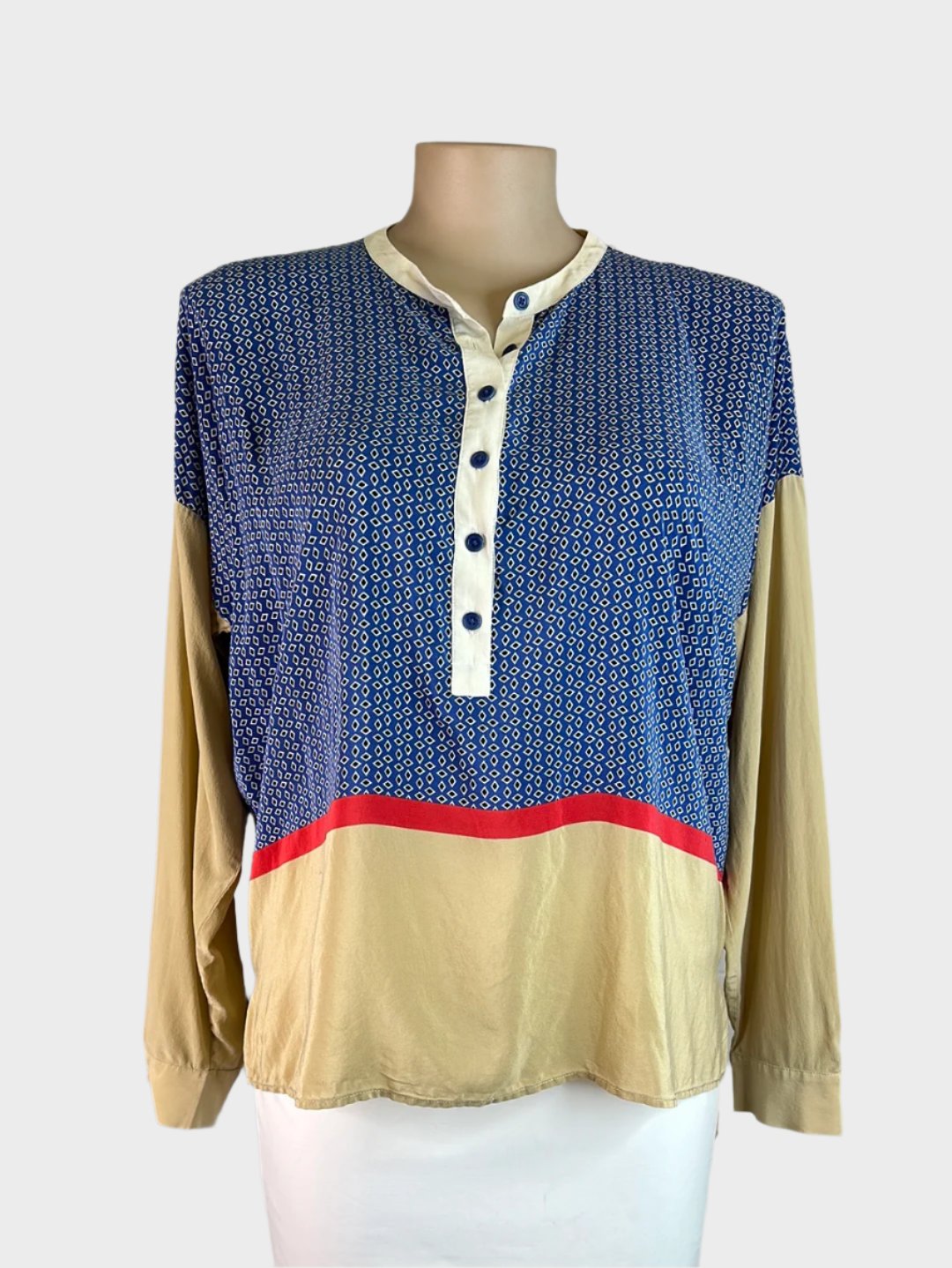 Trenery | shirt | size 18 | long sleeve | 100% silk