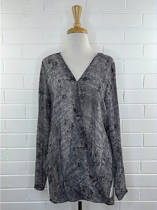 Transit Par Such | Italy | top | size 12 | long sleeve | 100% silk