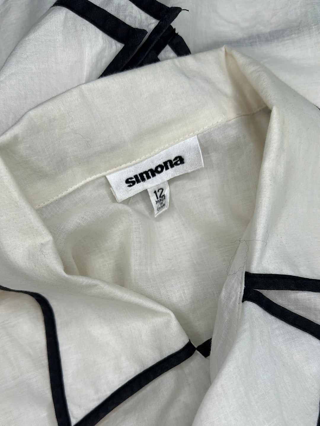 Simona | shirt | size 12 | 100% cotton