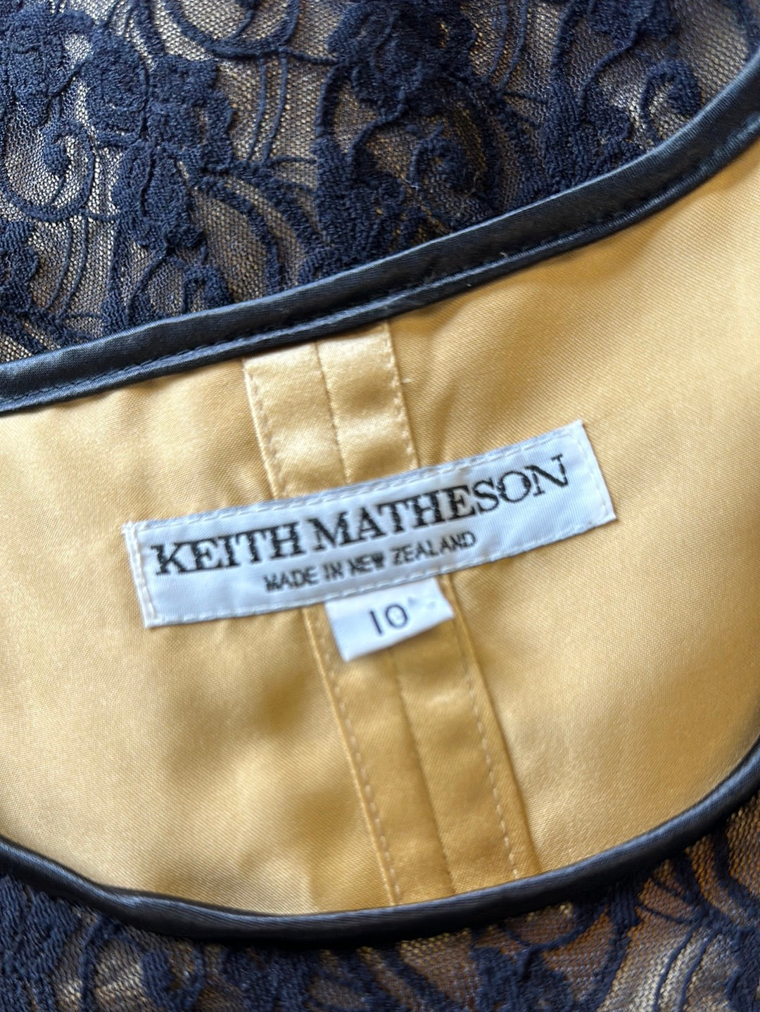 Keith Matheson | New Zealand | vintage 90's | dress | size 10 | knee length | made in New Zealand