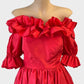 Sweet Angels | vintage 80's | dress | size 8 | midi length