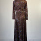 Tullo | rare vintage 70's | dress | size 12 | maxi length