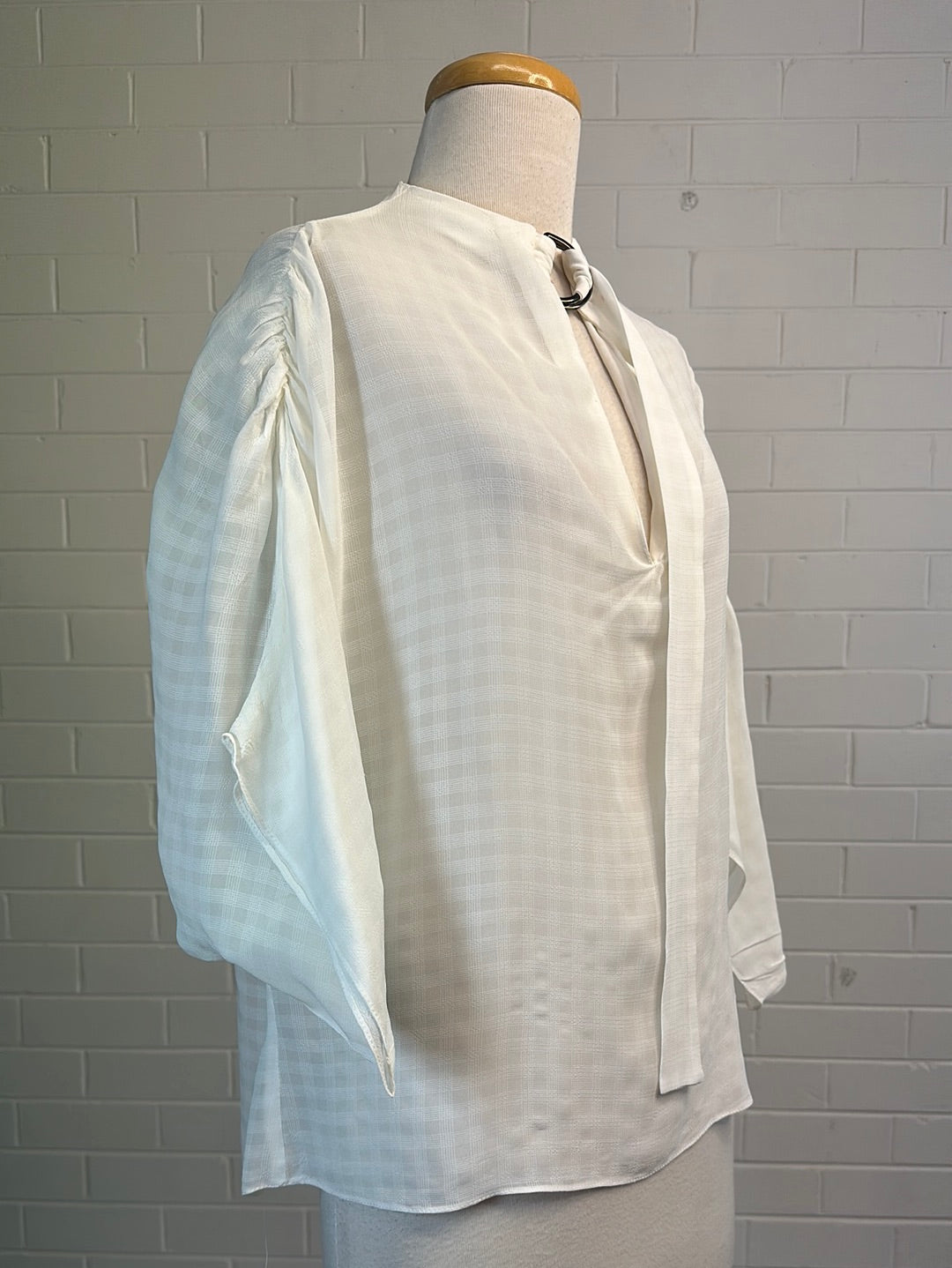 Bianca Spender | top | size 12 | three quarter sleeve | made in Australia