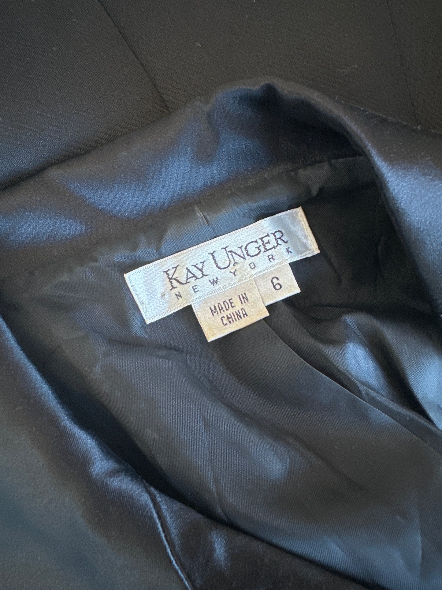 Kay Unger | New York | jacket | size 10 | double breasted | 100% wool