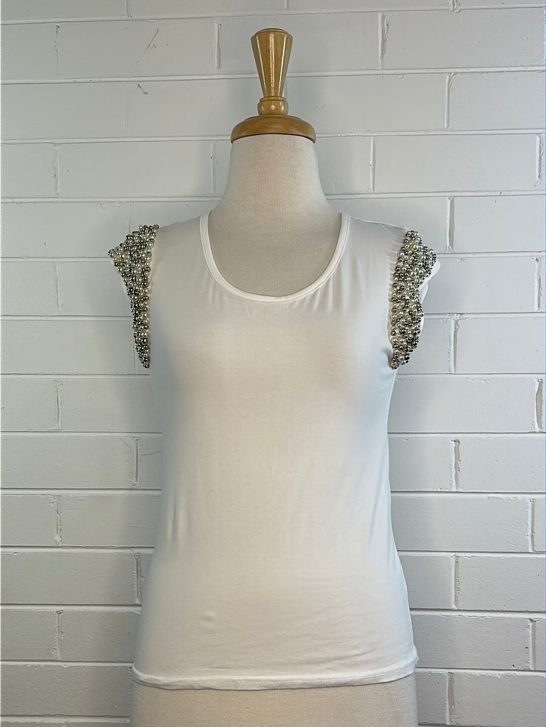 Miu Miu | Italy | top | size 8 | sleeveless | made in Italy