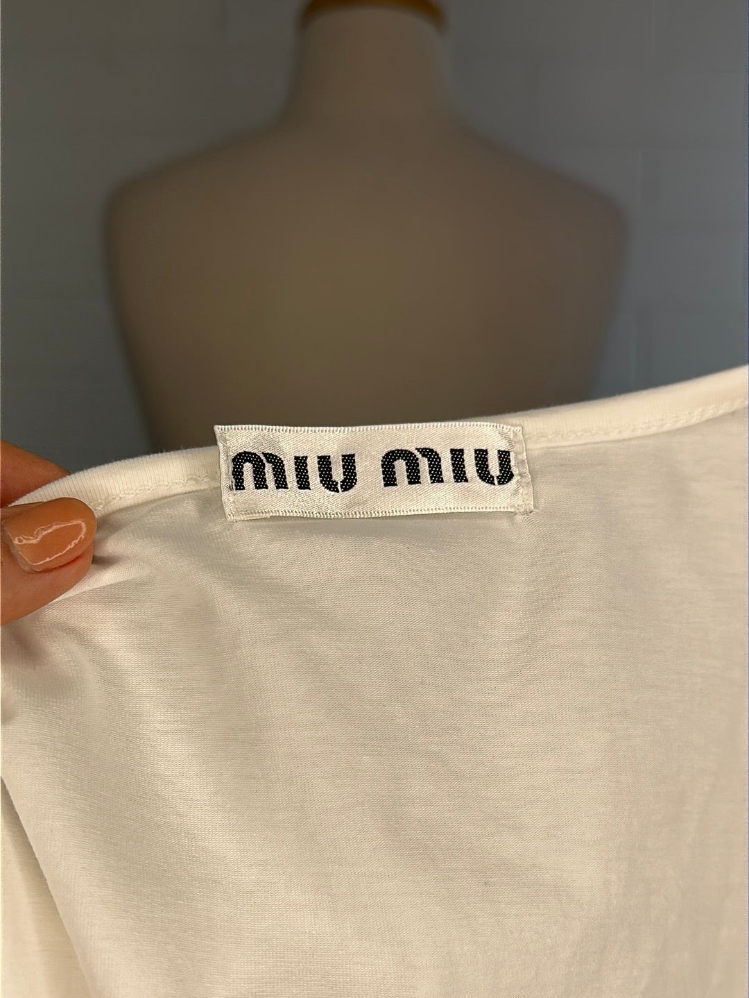 Miu Miu | Italy | top | size 8 | sleeveless | made in Italy