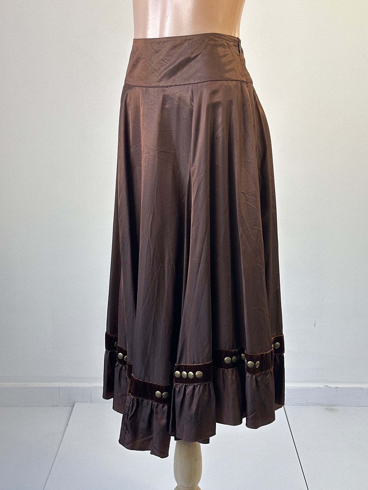 Lisa Ho | vintage 90's | skirt | size 8 | midi length