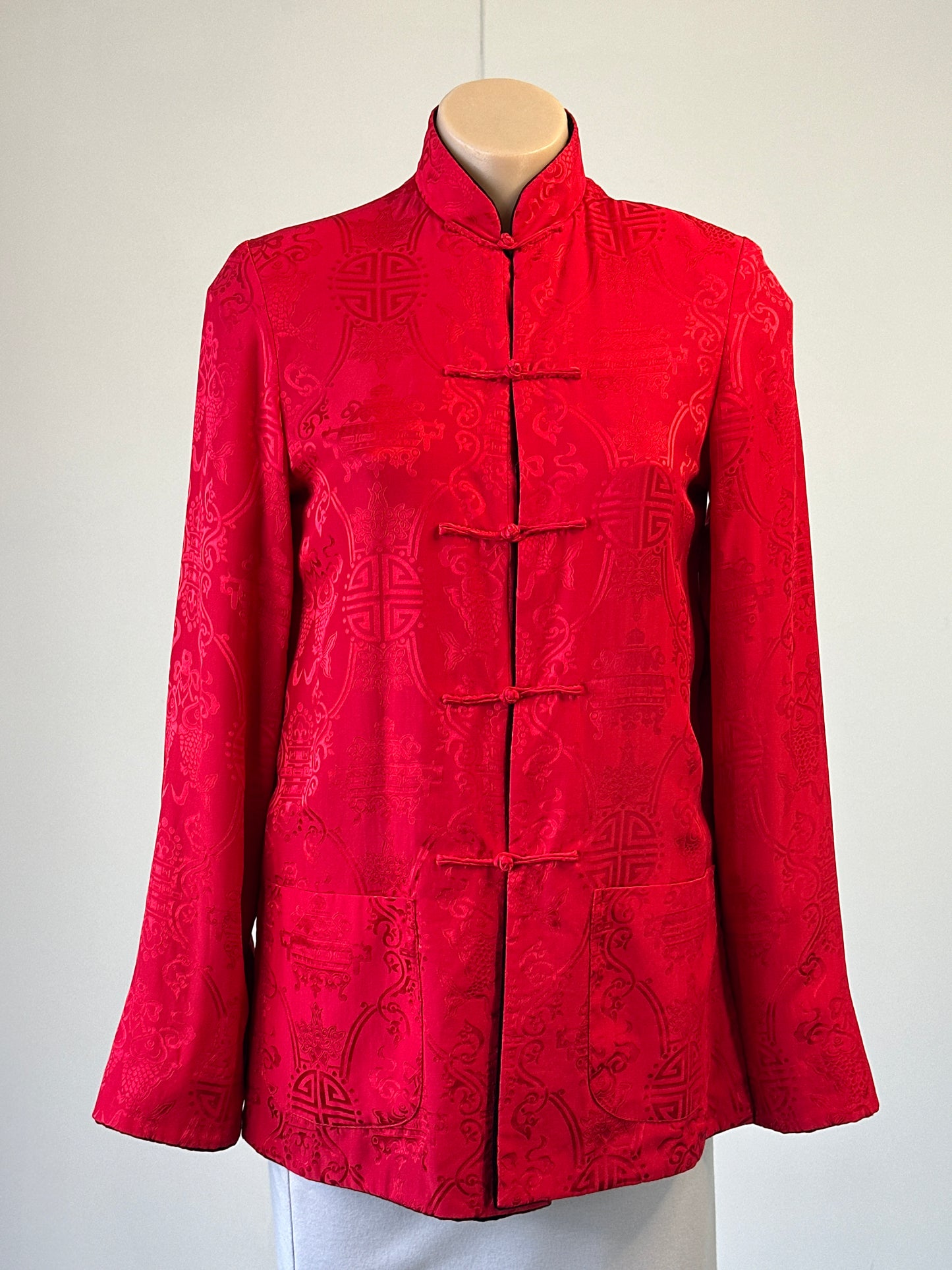 No label | jacket | size 10 | Chinese button front