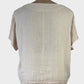 TIRELLI | top | size 16 | short  sleeve | 100% linen