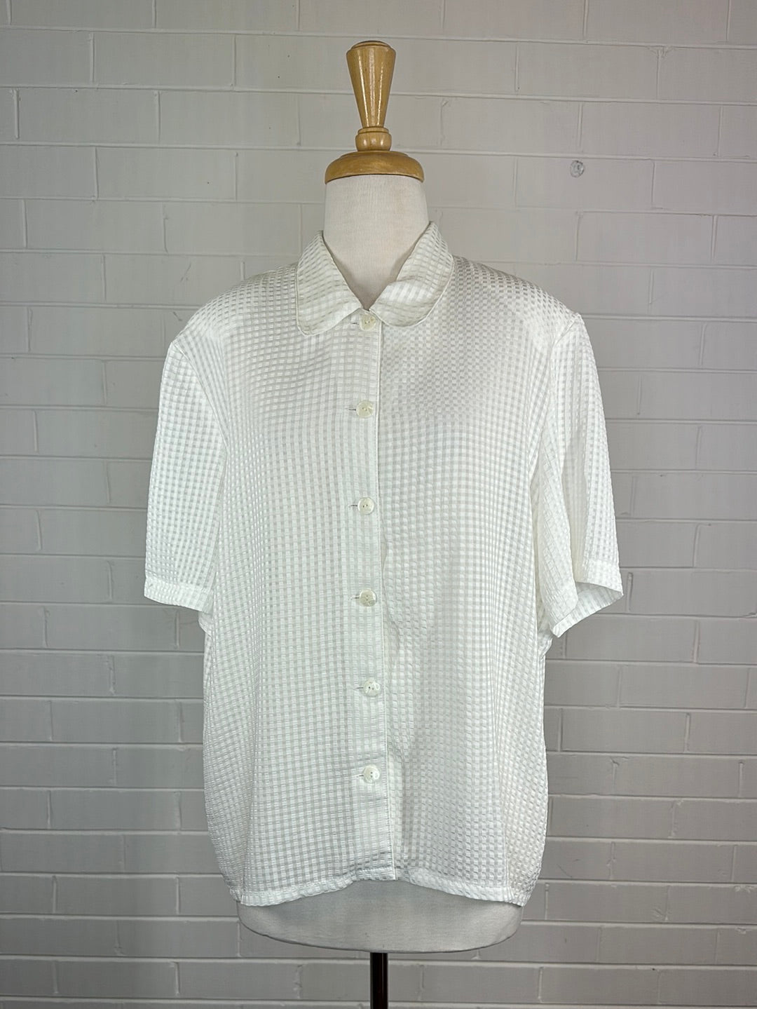 Table Eight | vintage 80's | shirt | size 14 | short sleeve