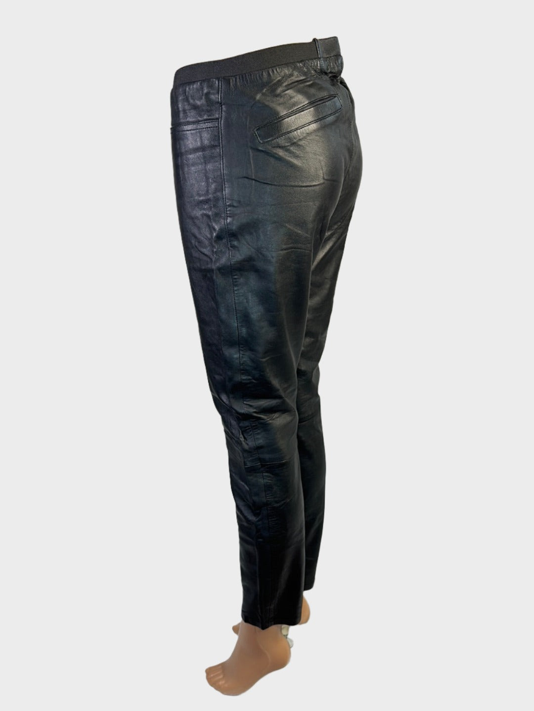 Sambag | pants | size 8 | tapered leg | leather