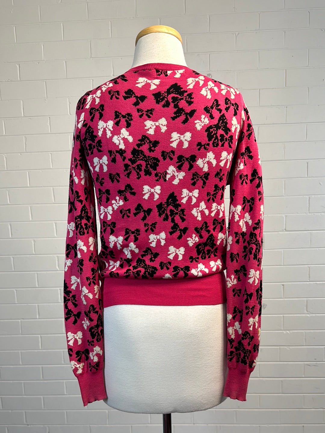 Alannah Hill | cardigan | size 10 | long sleeve | silk cotton blend