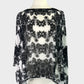 Ted Baker | London | top | size 8 | three quarter sleeve