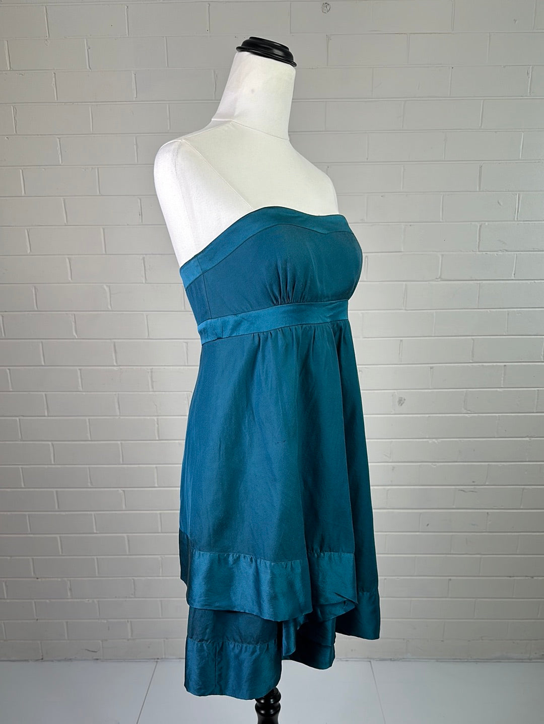 Ted Baker | London | dress | size 8 | knee length | silk cotton blend