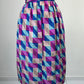 No label | vintage 80's | skirt | size 8 | knee length