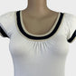 Max Mara | Italy | top | size 12 | cap sleeve