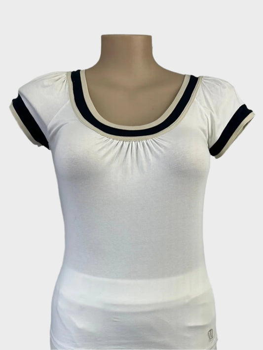 Max Mara | Italy | top | size 12 | cap sleeve