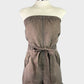 Karen Millen | UK | playsuit | size 12 | strapless | 100% cupro