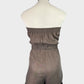 Karen Millen | UK | playsuit | size 12 | strapless | 100% cupro