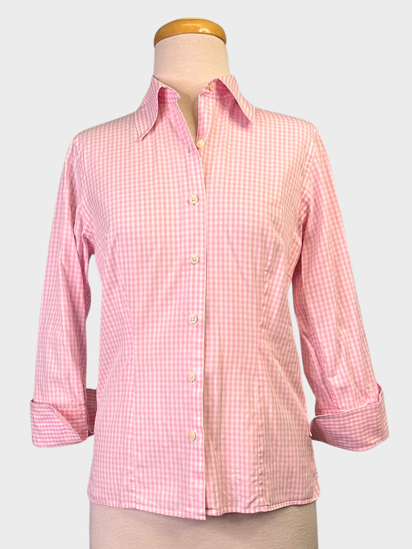 Austen Brothers | London | shirt | size 6 | three quarter sleeve | 100% cotton