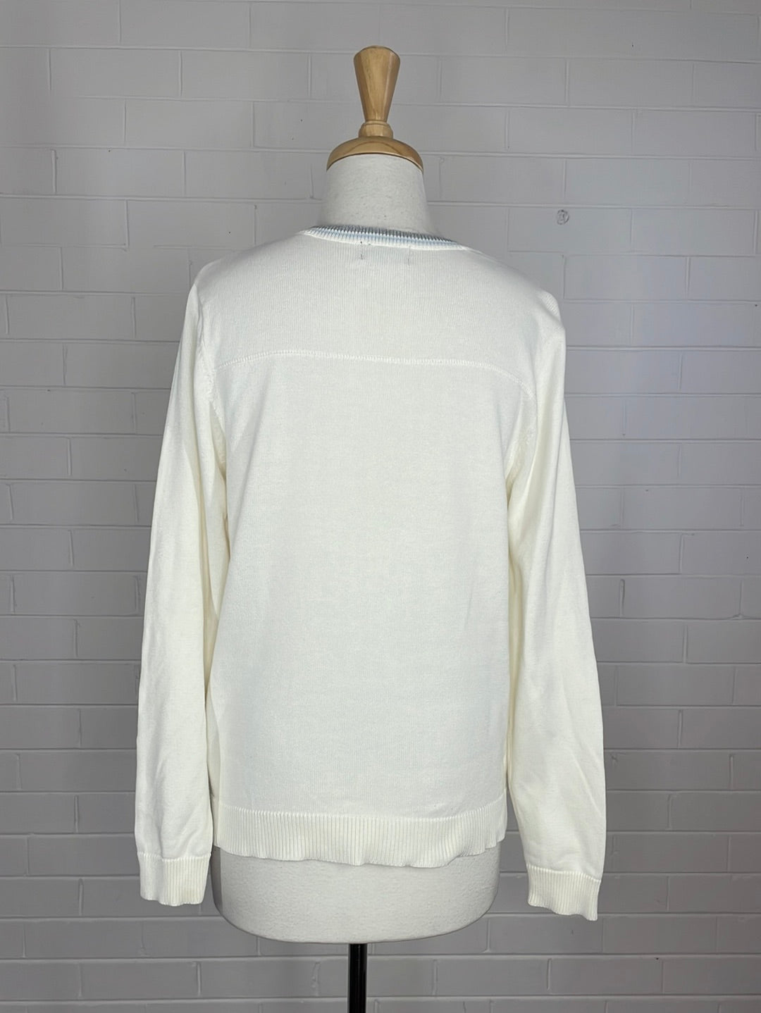 Ralph Lauren Polo | New York | sweater | size 10 | v-neck | 100% cotton