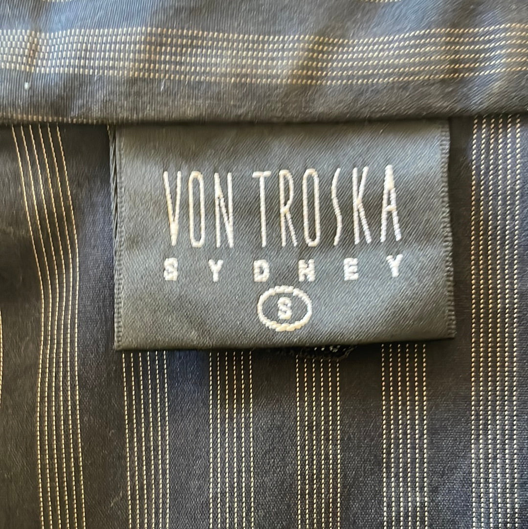 Von Troska | vintage 90's | dress | size 10 | midi length