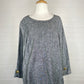 Pingpong | top | size 14 | long sleeve | 100% linen