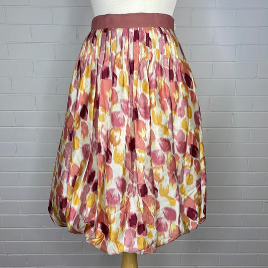 Nicole Farhi | London | skirt | size 12 | 100% silk