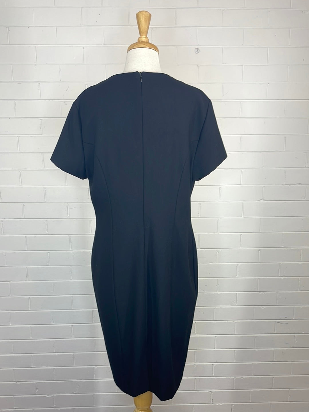 Trent Nathan | dress | size 14 | midi length | 100% wool