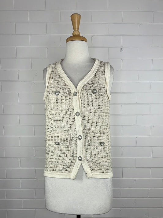 Beulah | London | vest | size 8 | single breasted