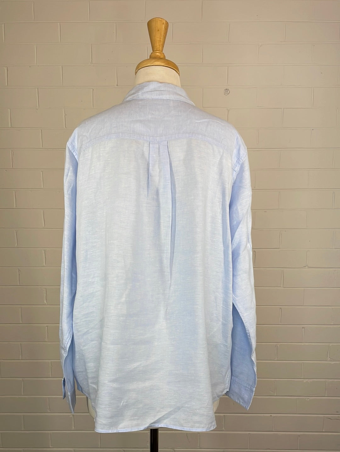 Uniqlo | shirt | size 14 | long sleeve | 100% linen