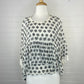 Chloé | Paris | top | size 10 | three quarter sleeve | 100% silk