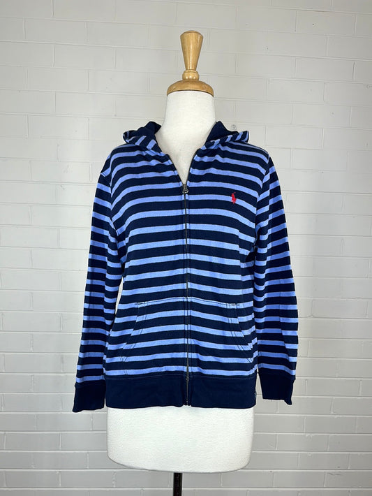 Ralph Lauren Polo | New York | hoodie | size 10 | zip front | 100% cotton