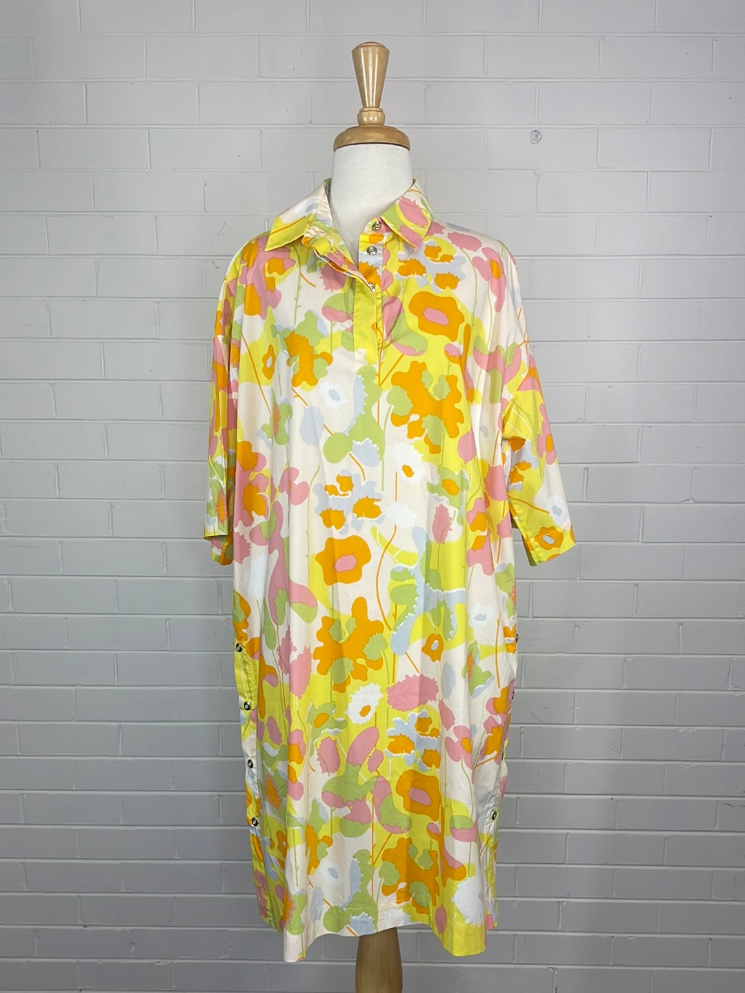 Marimekko | Finland | dress | size 14 | knee length | 100% cotton