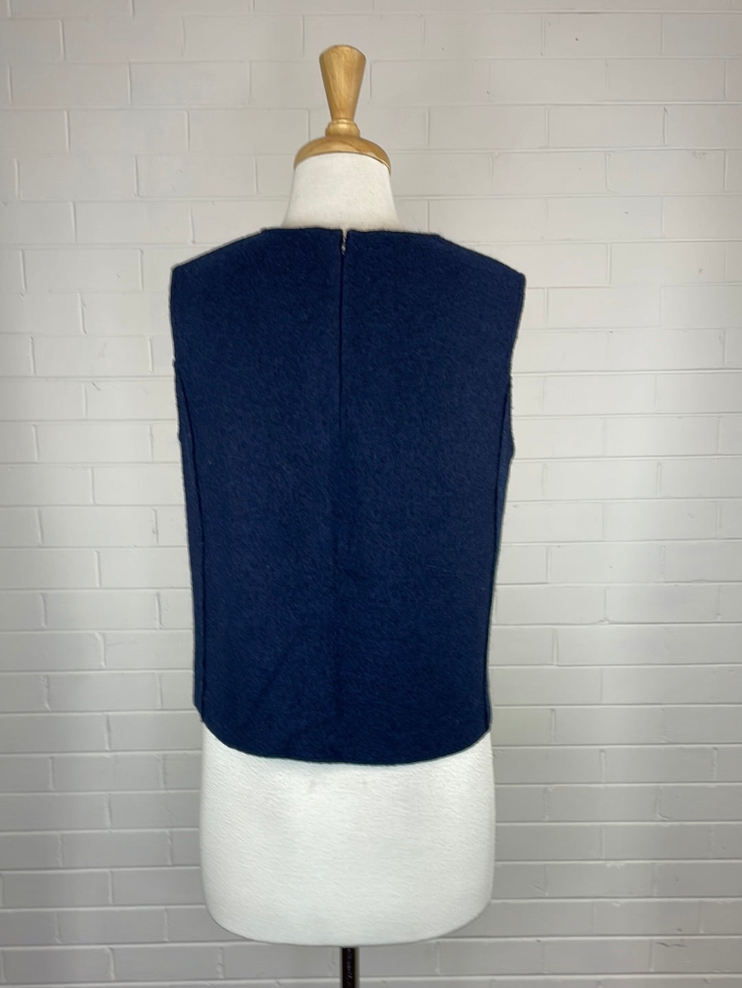 COS | top | size 10 | sleeveless | 100% wool