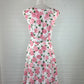 Laura Ashley | UK | dress | size 8 | midi length | linen cotton blend