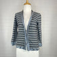 Emporio Armani | cardigan | size 12 | three quarter sleeve | 100% cotton