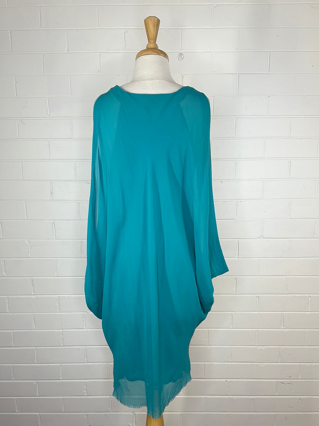 WILLOW | dress | size 14 | knee length | 100% silk