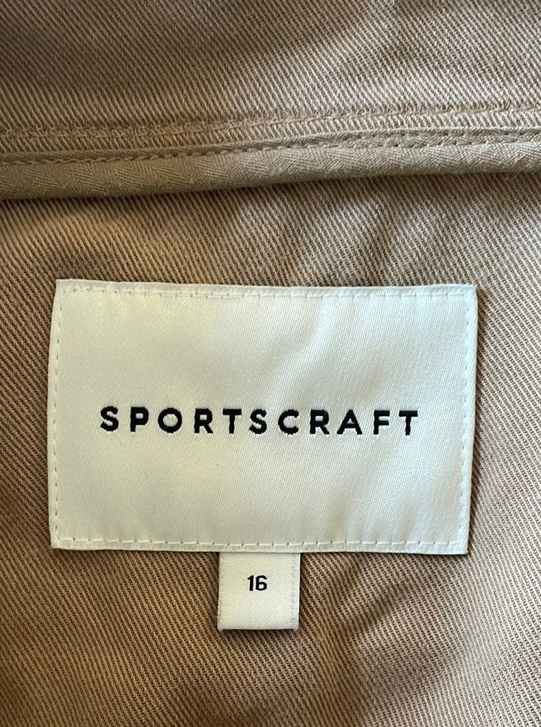 Sportscraft | coat | size 16 | zip front | 100% lyocell