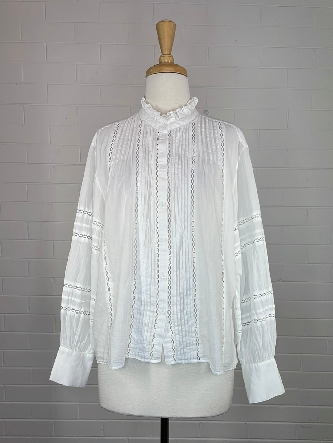 Witchery | shirt | size 12 | long sleeve | 100% cotton