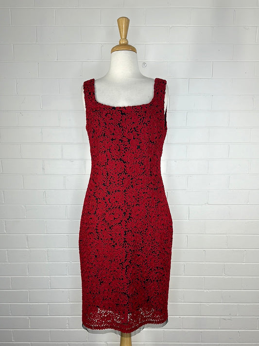 Gerard Darel | Paris | vintage 90's | dress | size 12 | midi length