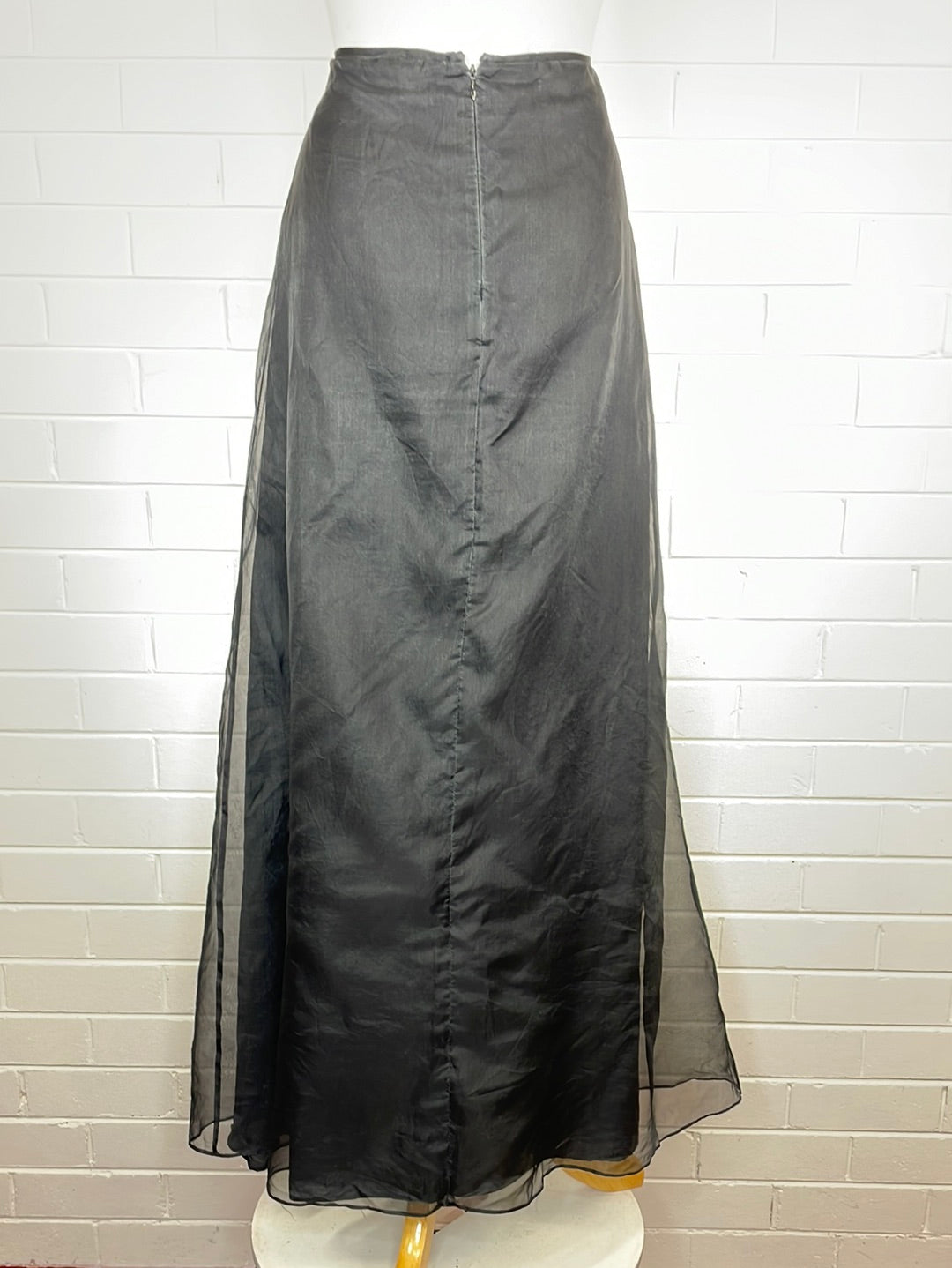 Simona | skirt | size 10 | maxi length | 100% silk