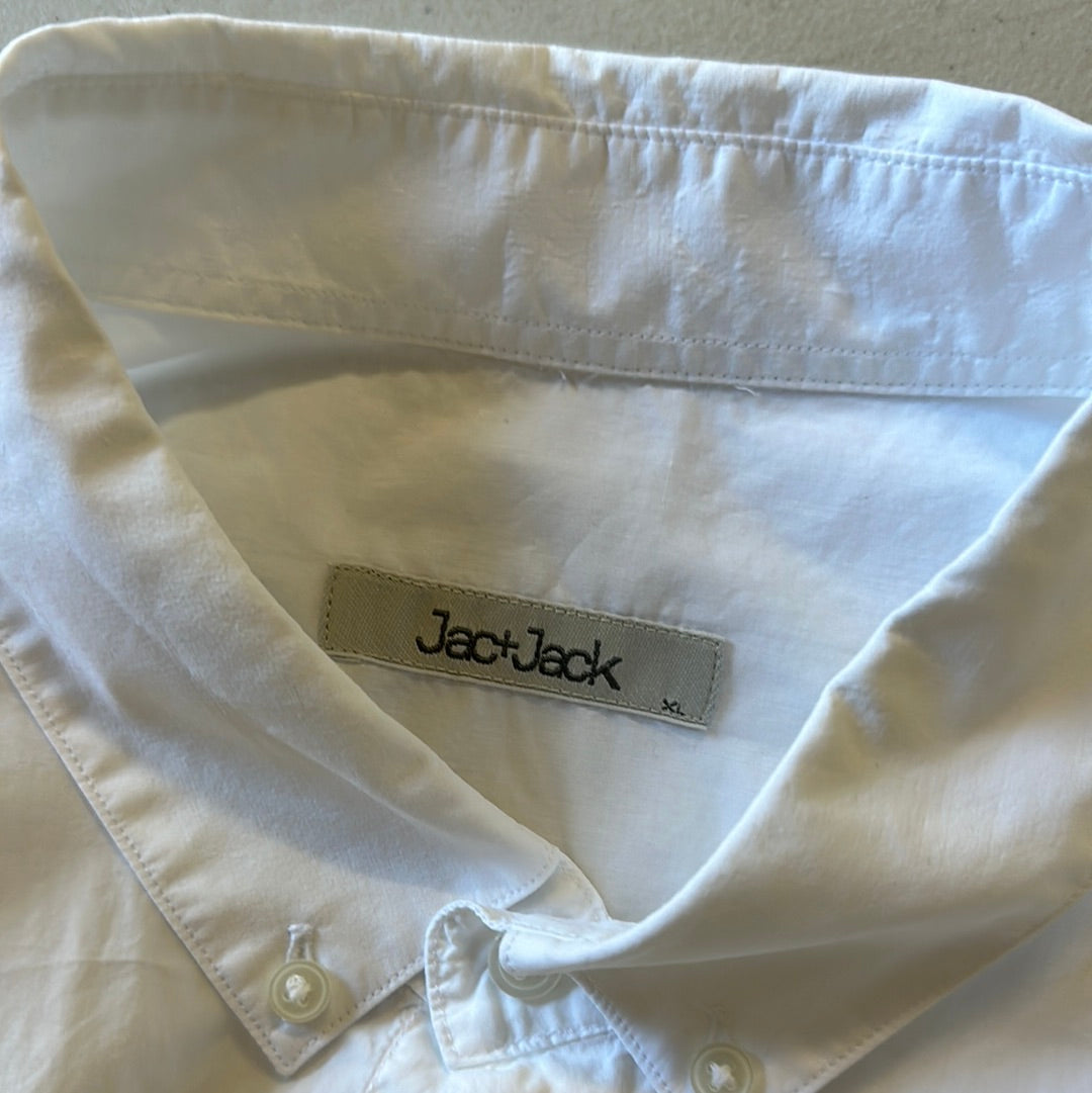 White Cotton Shirt - White – Jac + Jack AU