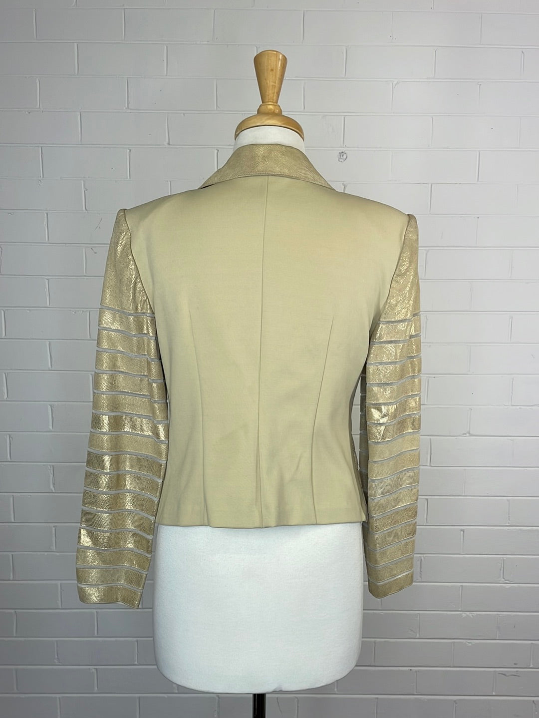 George Gross | jacket | size 12 | zip front | leather