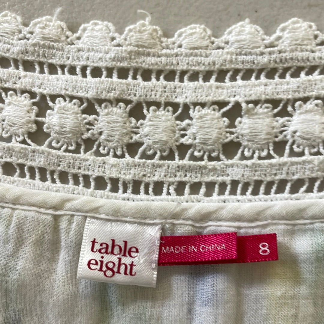 Table Eight  | dress | size 8 | midi length | 100% cotton
