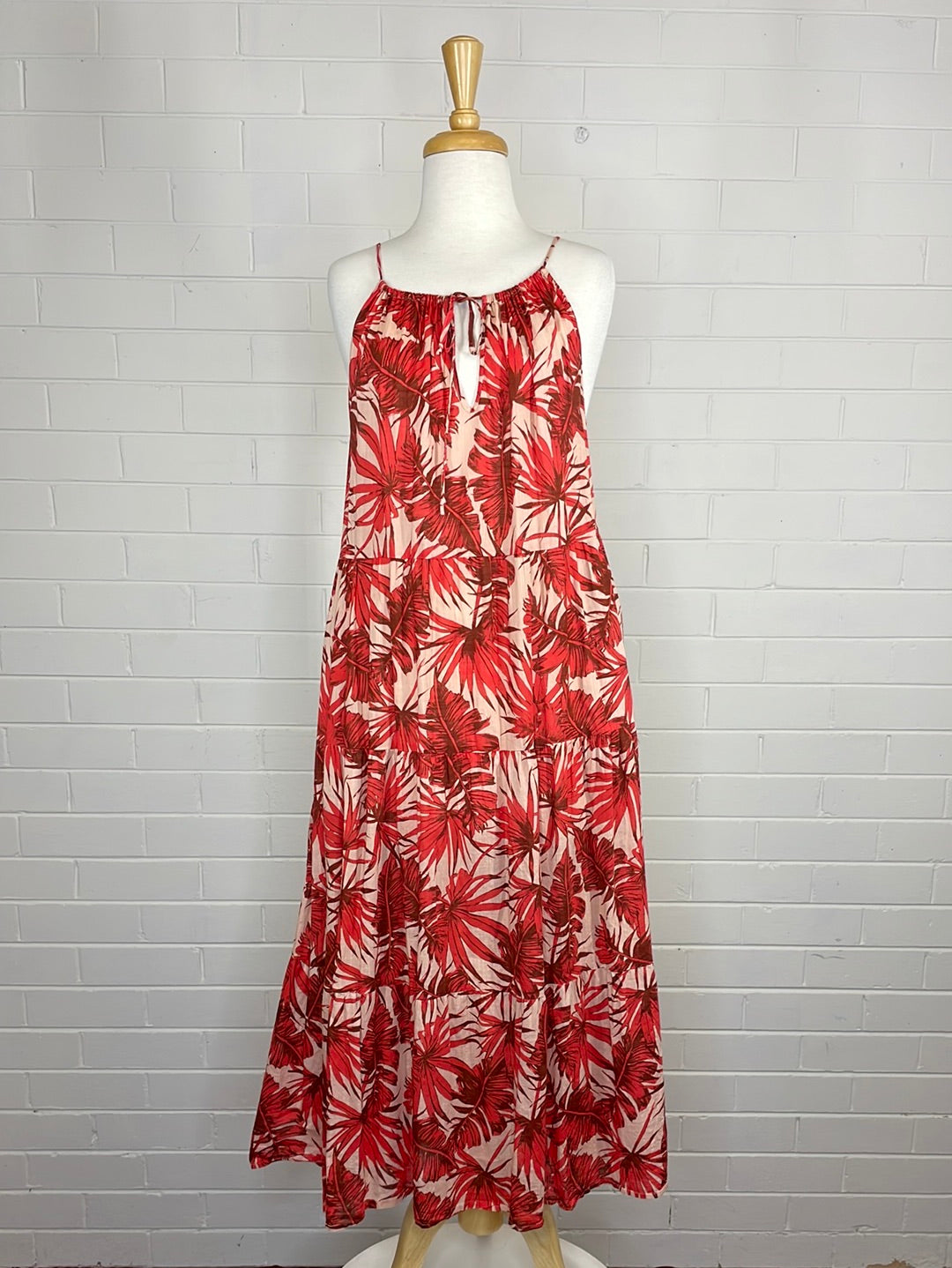 Seafolly | dress | size 14 | maxi length | 100% cotton